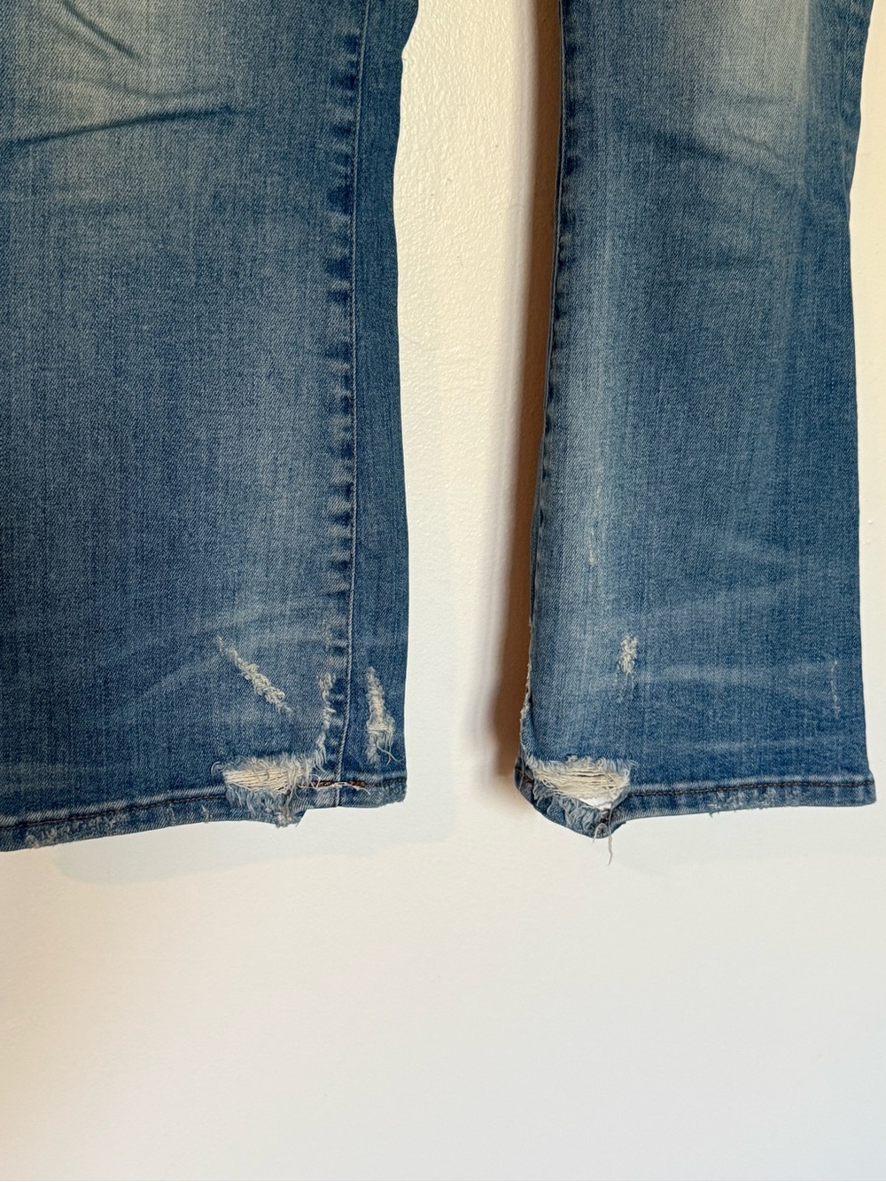 Madewell Cali Demi Boot button fly vintage blue jeans - size 27 - Picture 3 of 5